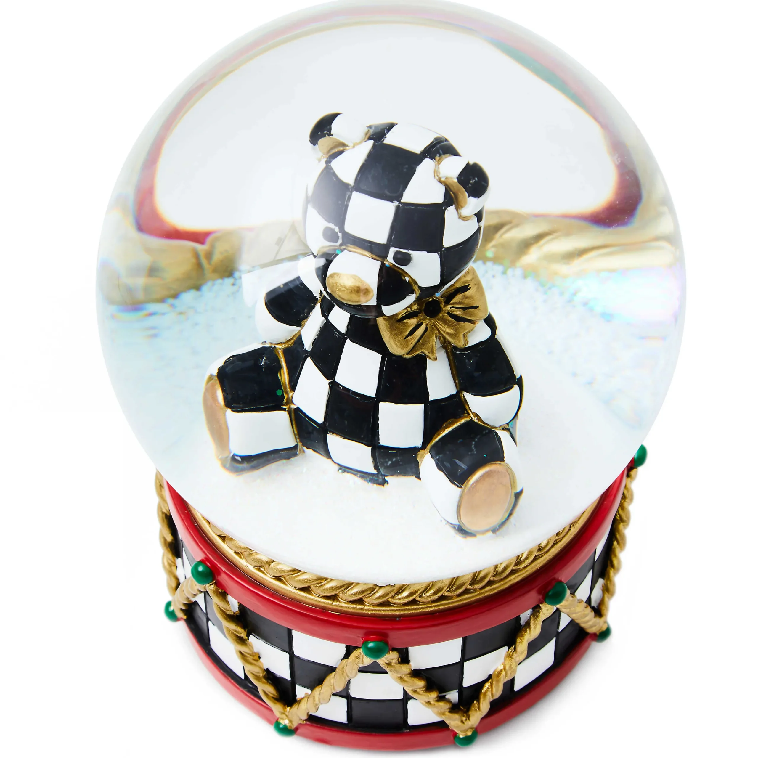 MacKenzie-Childs Courtly Bear Snow Globe| Room Accents