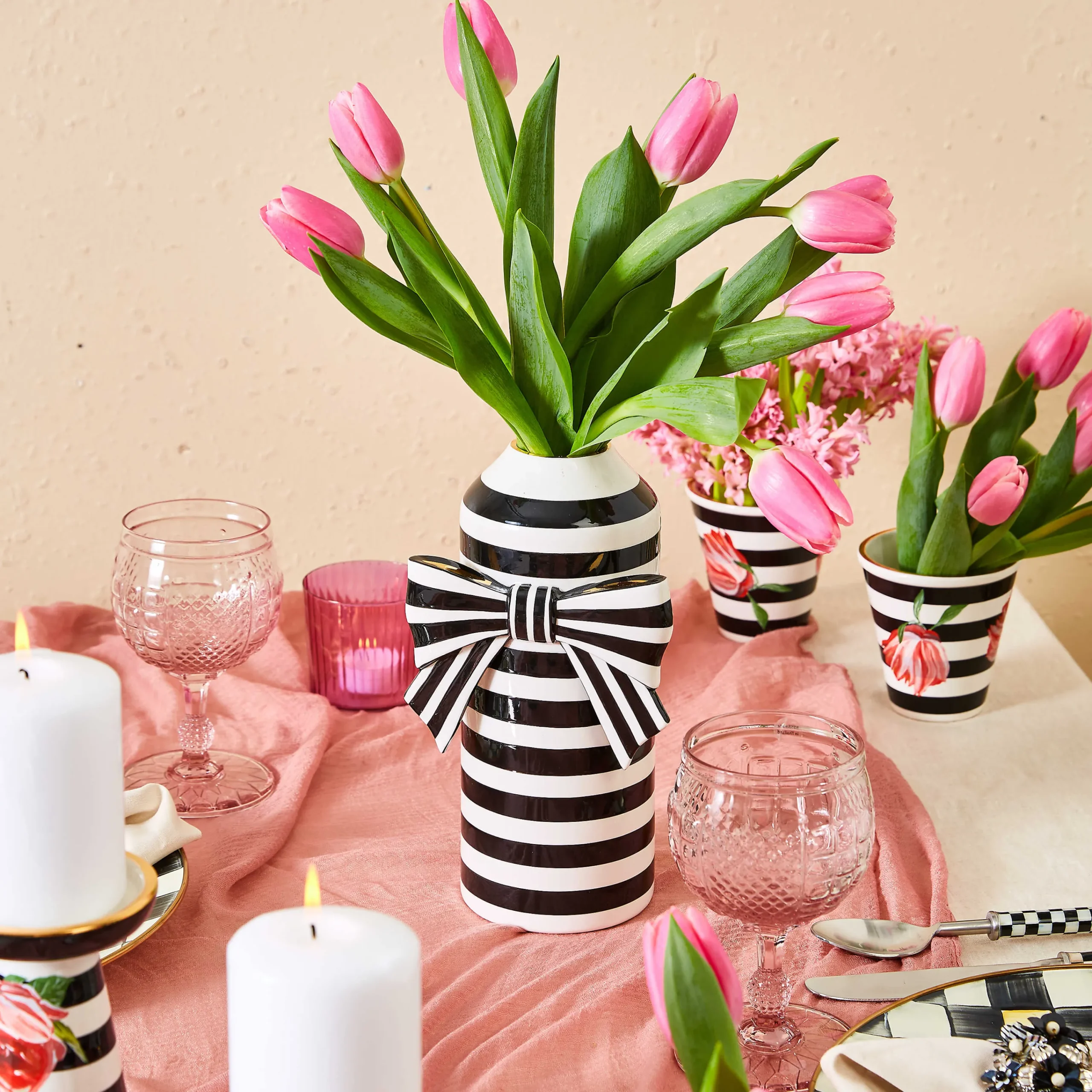 MacKenzie-Childs Courtly Bow Vase| Room Accents