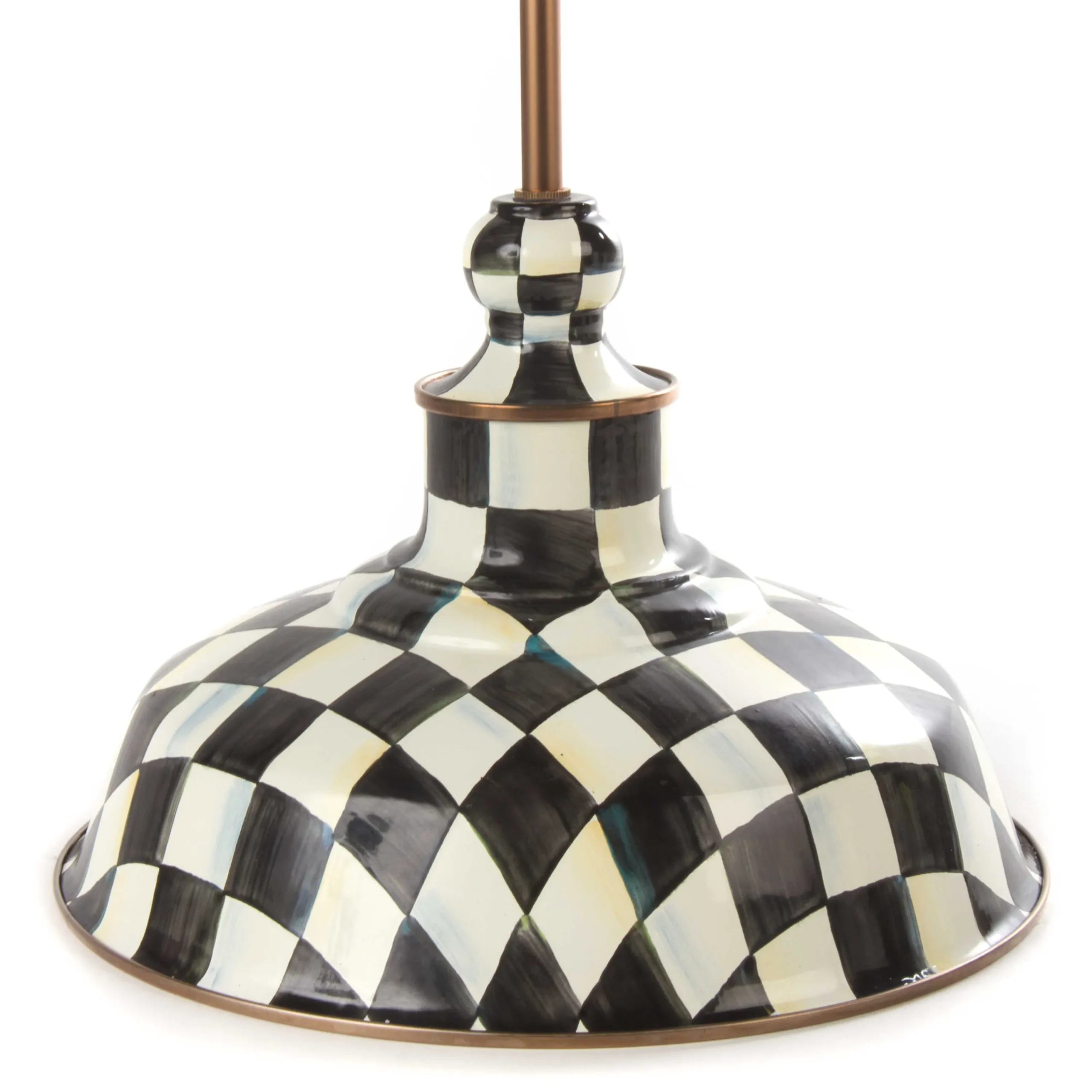 MacKenzie-Childs Courtly Check 12 Barn Pendant Lamp| Lighting