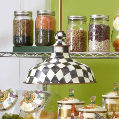 MacKenzie-Childs Courtly Check 12 Barn Pendant Lamp| Lighting
