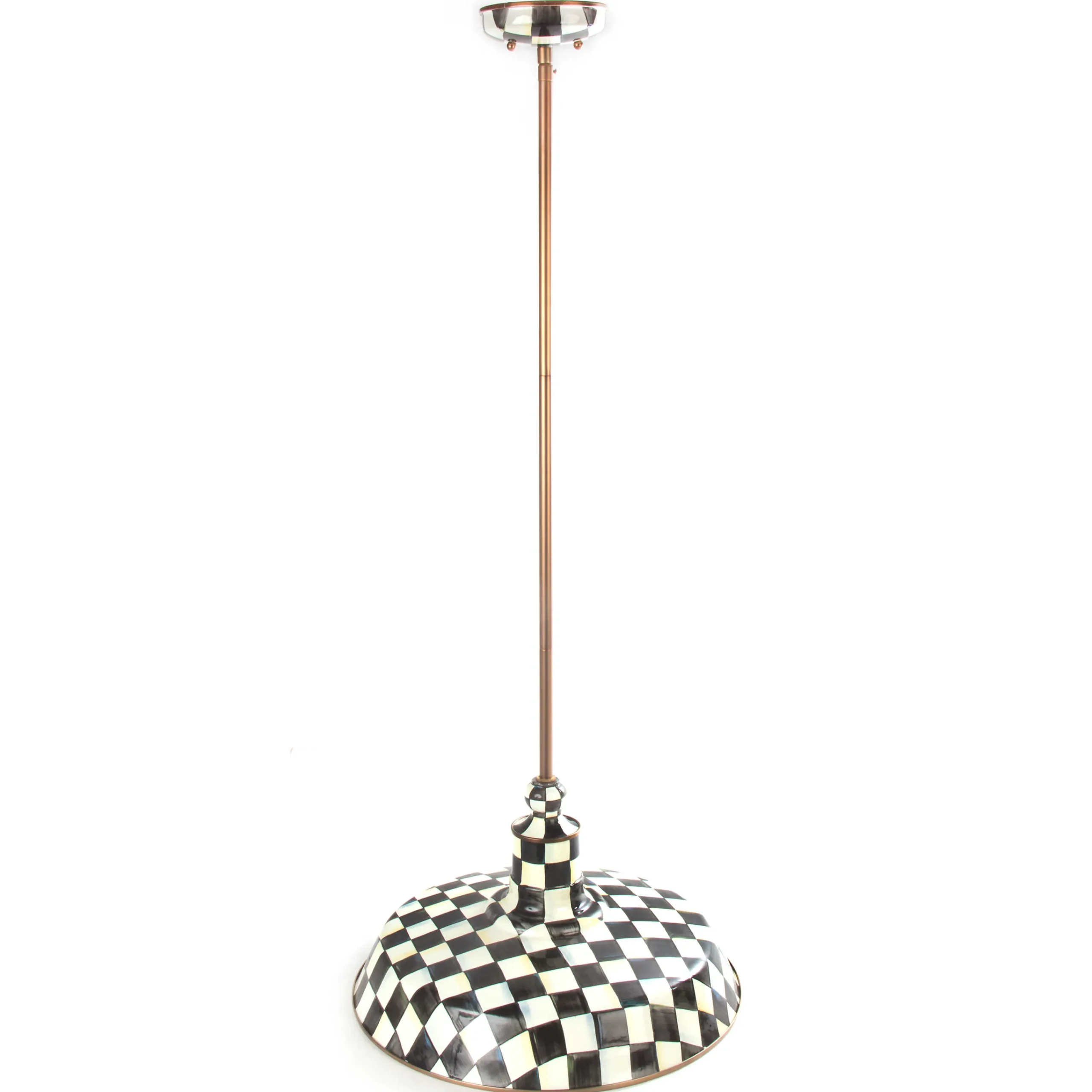 MacKenzie-Childs Courtly Check 18 Barn Pendant Lamp| Lighting