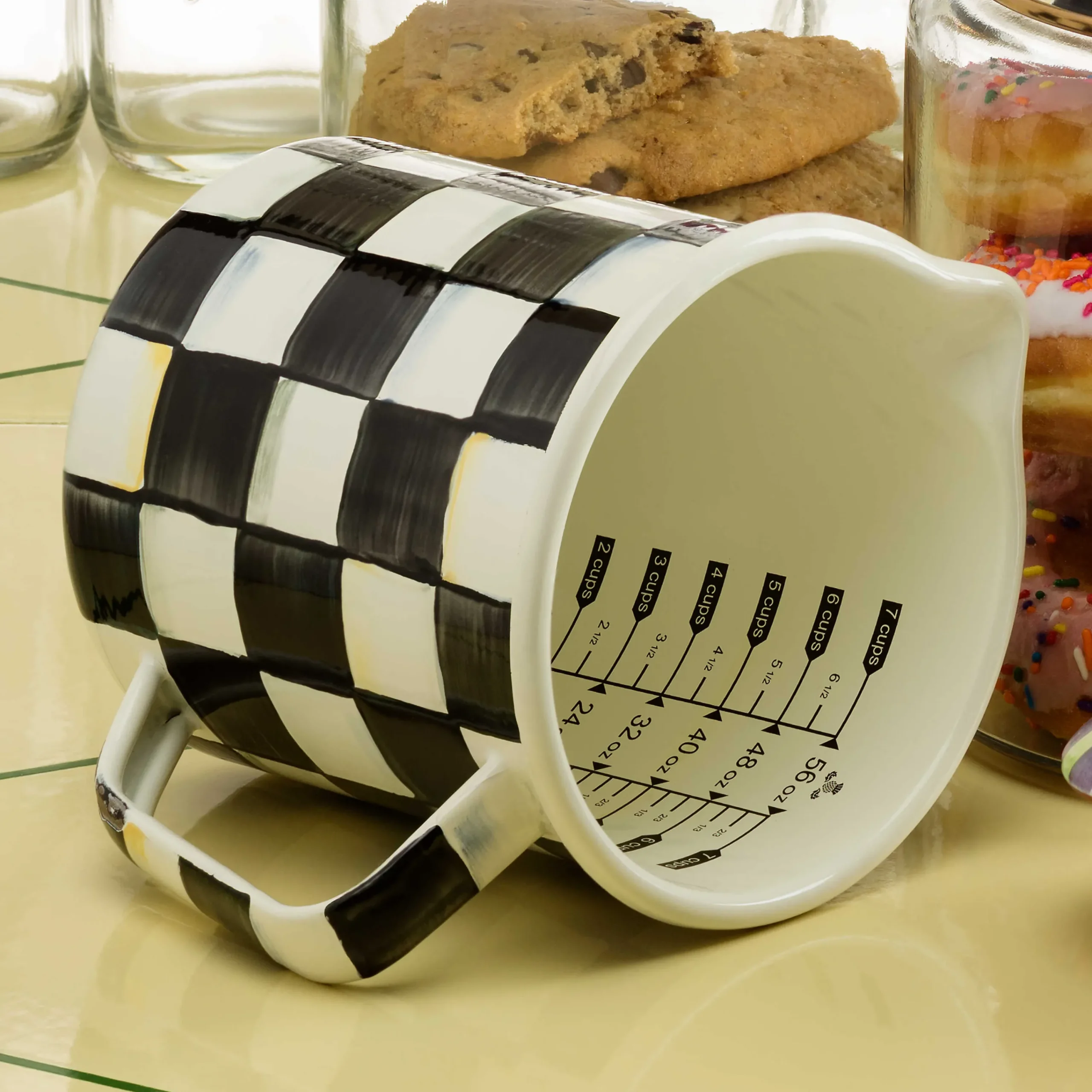 MacKenzie-Childs Courtly Check 7 Cup Measuring Cup| Kitchen Utensils & Tools