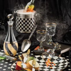 MacKenzie-Childs Courtly Check 3260 Ice Bucket| Drinkware|Bar Entertaining