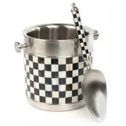 MacKenzie-Childs Courtly Check 3260 Ice Bucket| Drinkware|Bar Entertaining