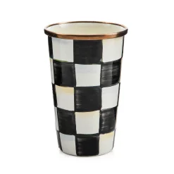 MacKenzie-Childs Courtly Check 10 Ounce Tumbler| Drinkware|Bar Entertaining