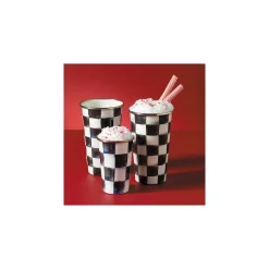 MacKenzie-Childs Courtly Check 20 Ounce Tumbler| Drinkware|Bar Entertaining