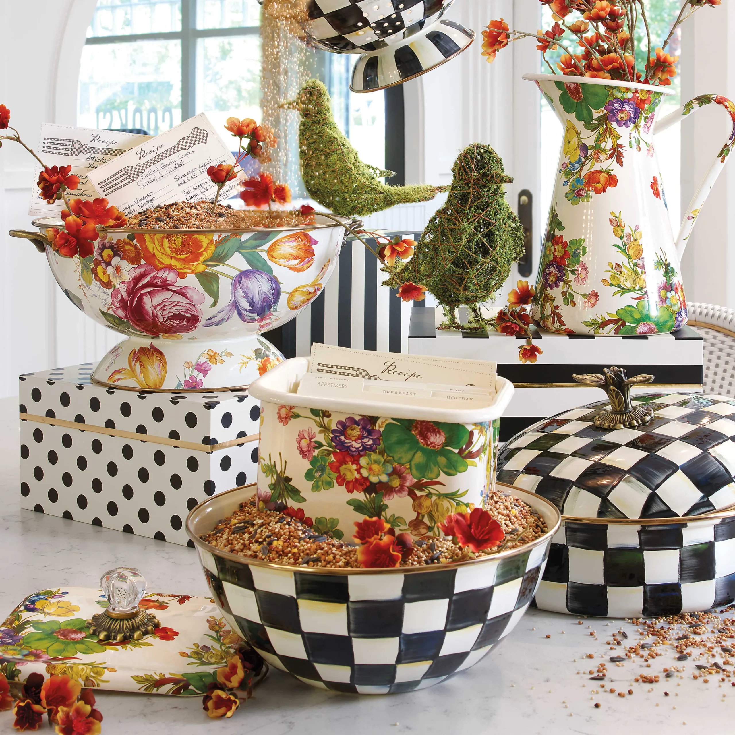 MacKenzie-Childs Courtly Check 5 Quart Casserole| Cookware & Bakeware