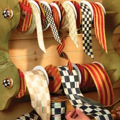 MacKenzie-Childs Courtly Check 2 Ribbon| Holiday|Finishing Touches