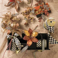 MacKenzie-Childs Courtly Check 1 Ribbon| Holiday|Finishing Touches