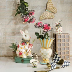 MacKenzie-Childs Courtly Check 4 Ribbon| Holiday|Finishing Touches