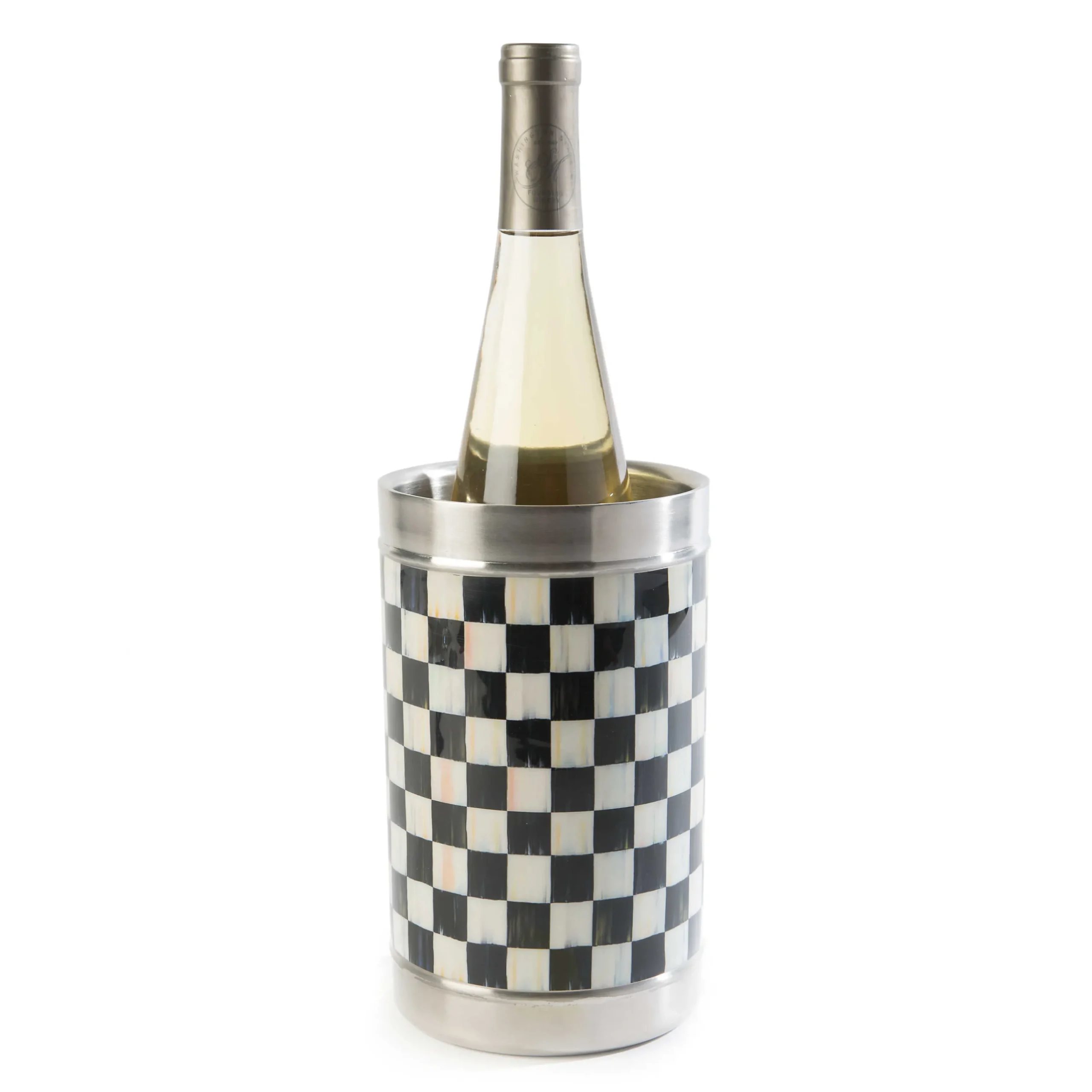 MacKenzie-Childs Courtly Check 3260 Wine Cooler| Drinkware|Bar Entertaining