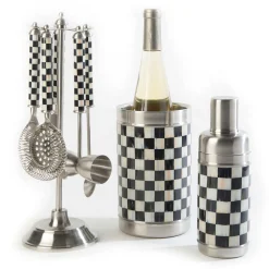 MacKenzie-Childs Courtly Check 3260 Wine Cooler| Drinkware|Bar Entertaining