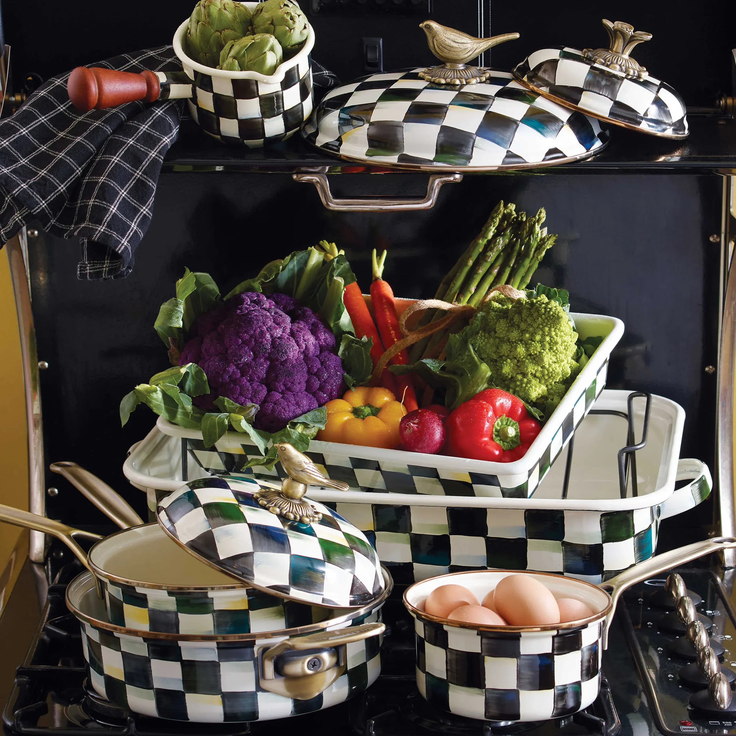 MacKenzie-Childs Courtly Check 9 x 13 Baking Pan| Cookware & Bakeware