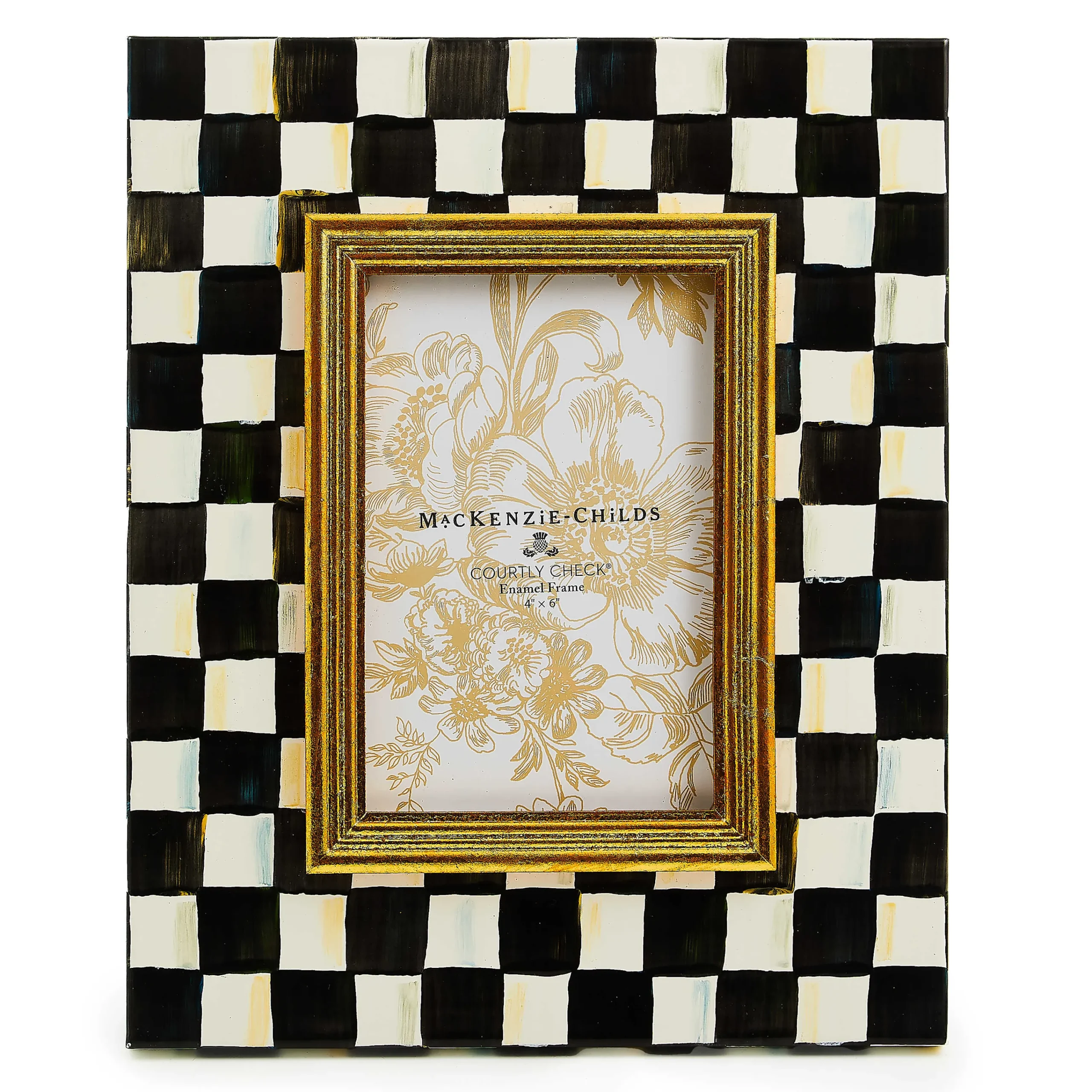 MacKenzie-Childs Courtly Check 4 x 6 Frame| Room Accents