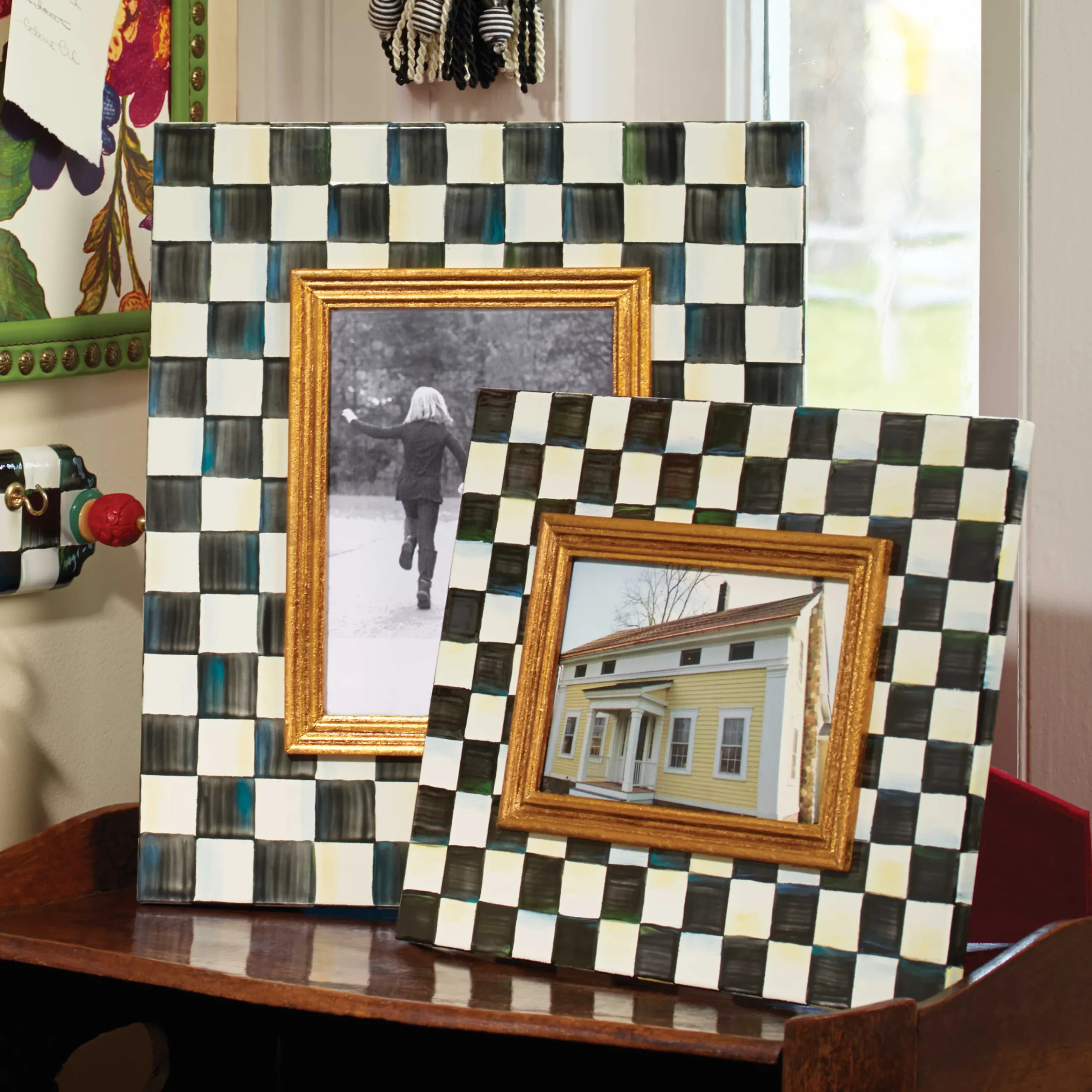 MacKenzie-Childs Courtly Check 5 x 7 Frame| Room Accents