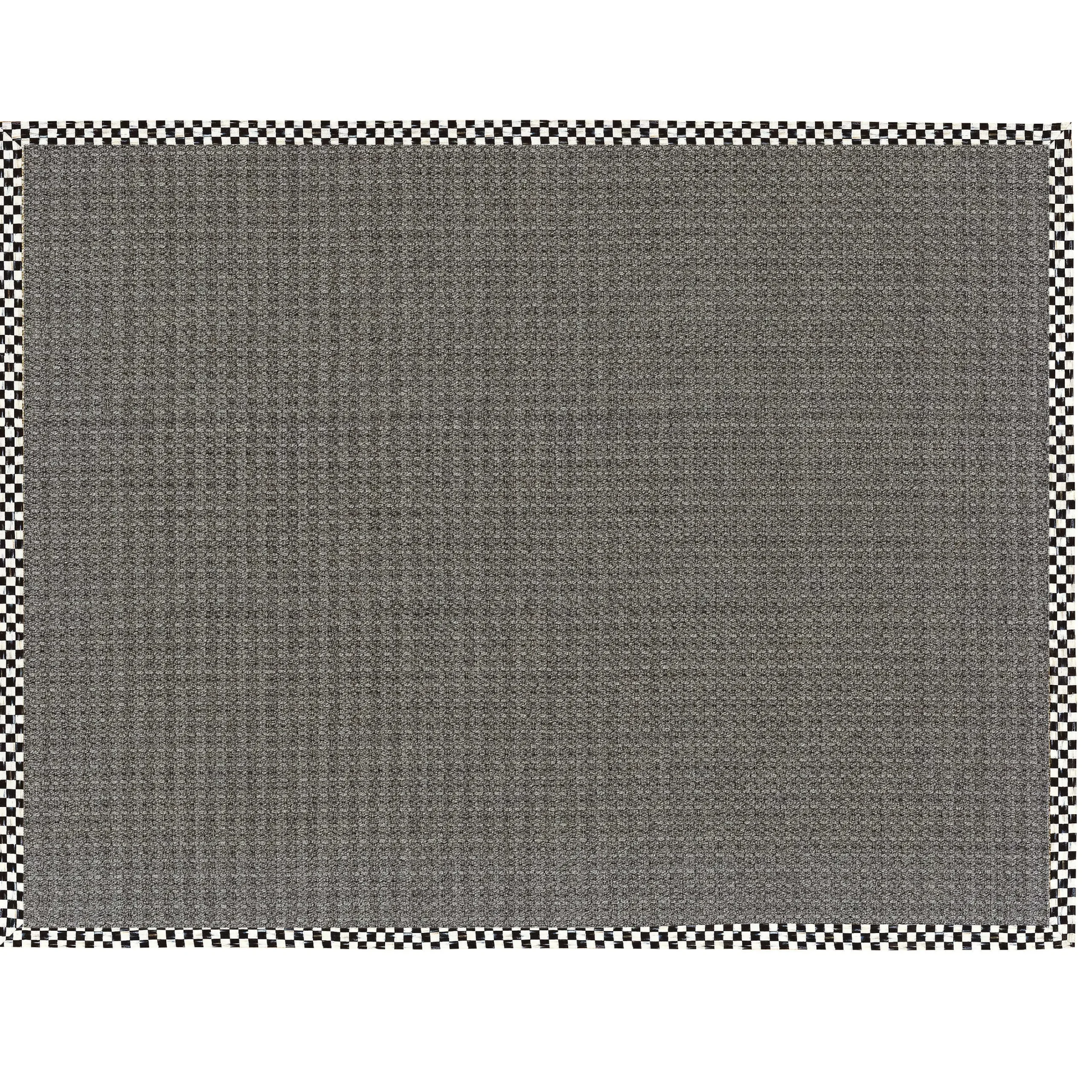 MacKenzie-Childs Courtly Check 8' x 10' Grey Sisal Rug| Rugs
