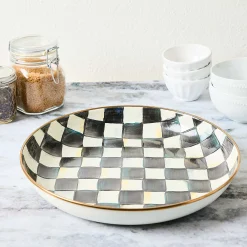 MacKenzie-Childs Courtly Check Abundant Bowl| Fall Entertaining|Serveware