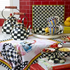 MacKenzie-Childs Courtly Check Abundant Bowl| Fall Entertaining|Serveware