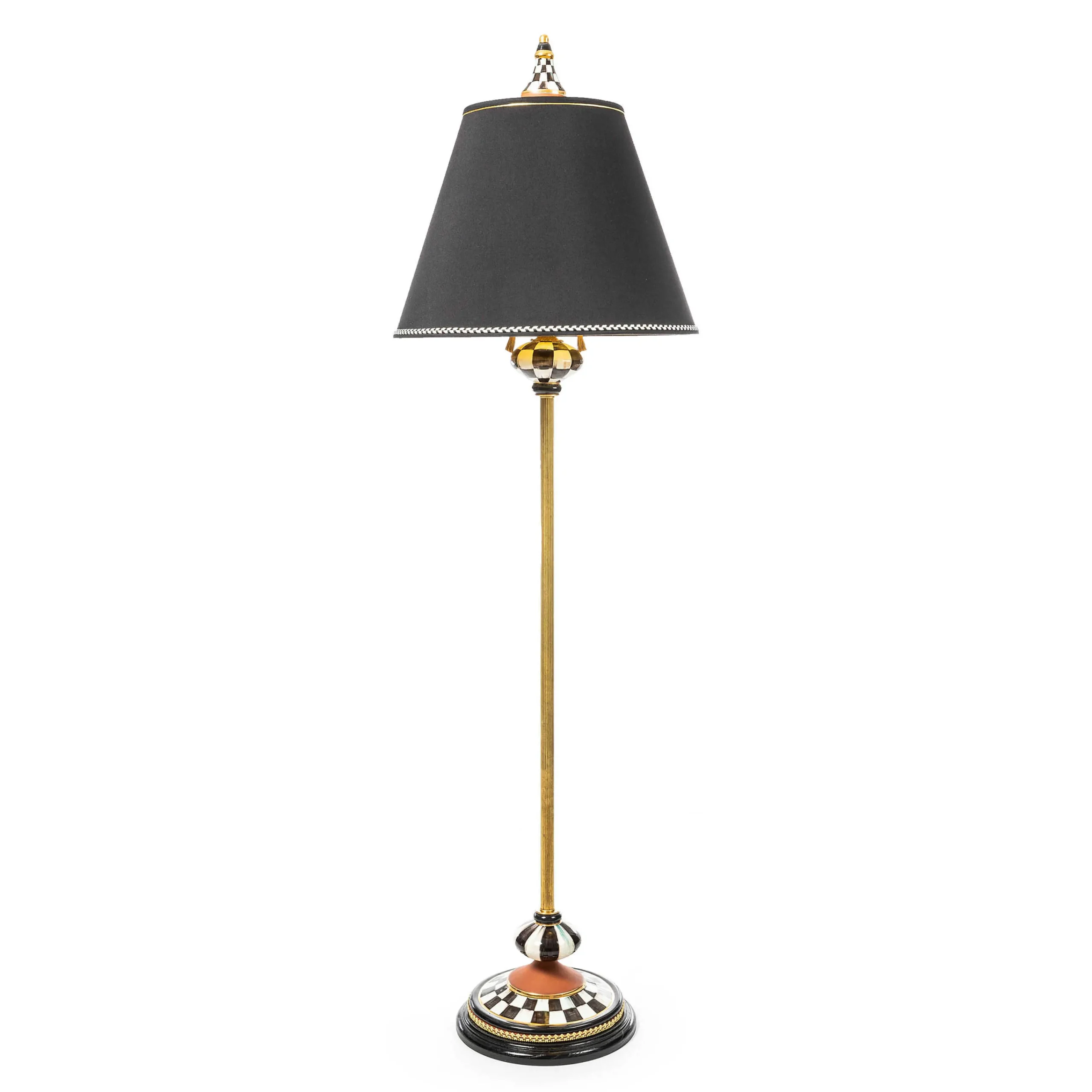 MacKenzie-Childs Courtly Check Atelier Floor Lamp| Lighting