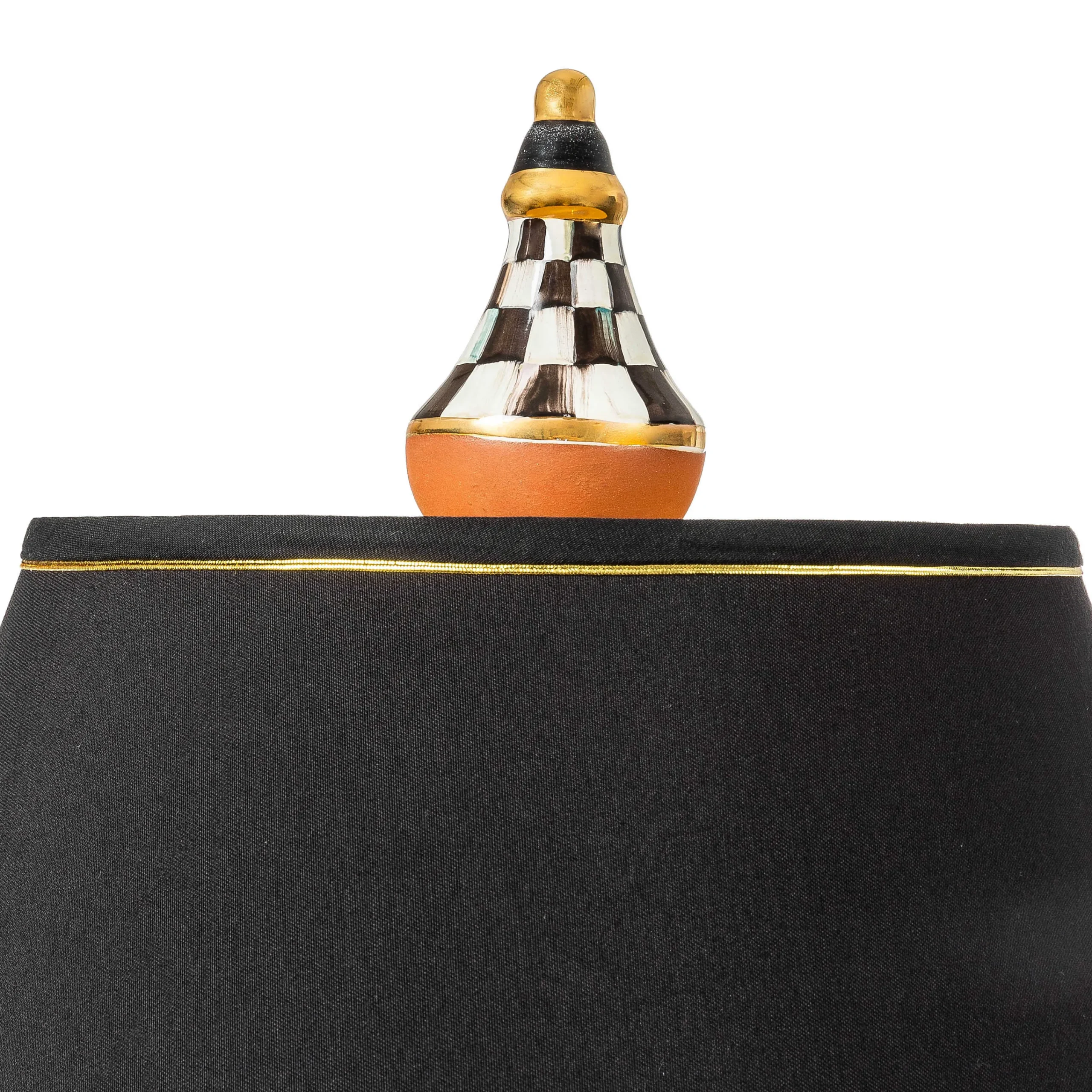 MacKenzie-Childs Courtly Check Atelier Floor Lamp| Lighting