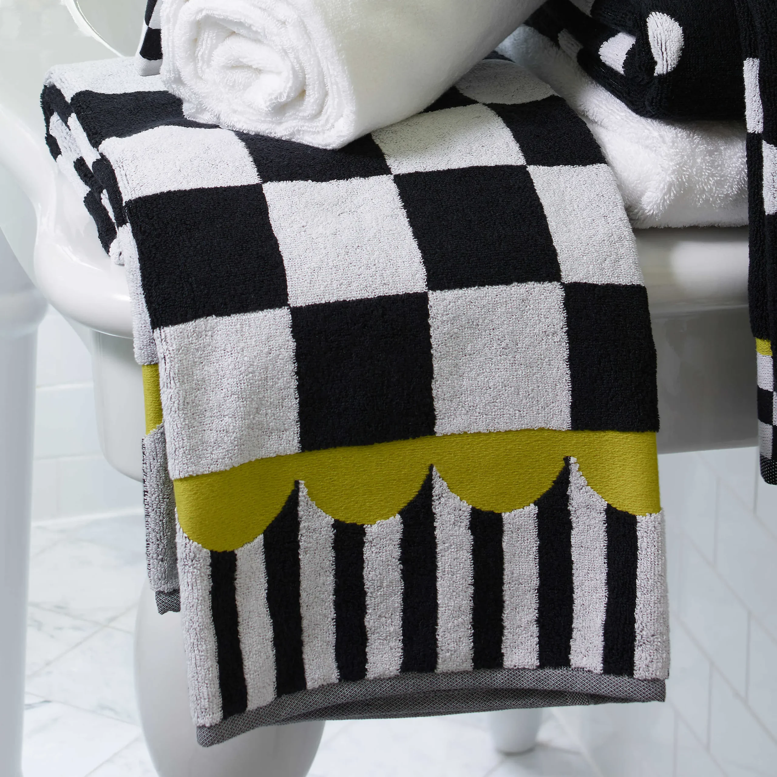 MacKenzie-Childs Courtly Check Bath Towel| Bath & Bath Accessories