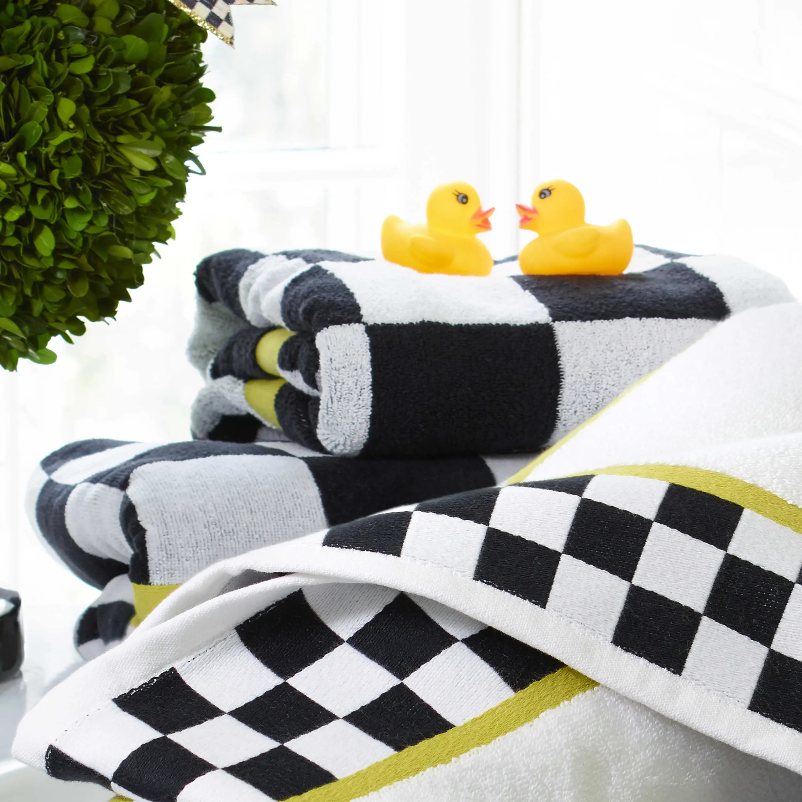 MacKenzie-Childs Courtly Check Bath Towel| Bath & Bath Accessories