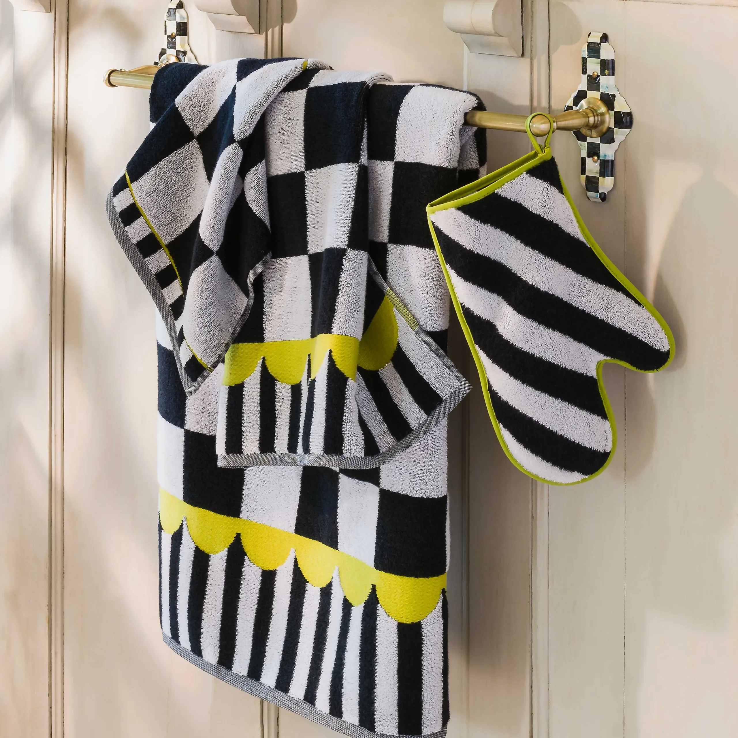 MacKenzie-Childs Courtly Check Bath Towel| Bath & Bath Accessories