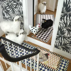 MacKenzie-Childs Courtly Check Black Sheep - Small| Spring|Room Accents
