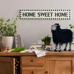 MacKenzie-Childs Courtly Check Black Sheep - Small| Spring|Room Accents