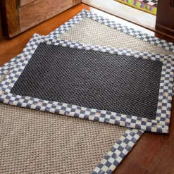 MacKenzie-Childs Courtly Check Black Sisal 2' x 3' Rug| Rugs