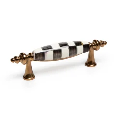 MacKenzie-Childs Courtly Check Brass Drawer Pull| Finishing Touches|Room Accents
