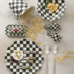 MacKenzie-Childs Courtly Check Butter Box| Serveware