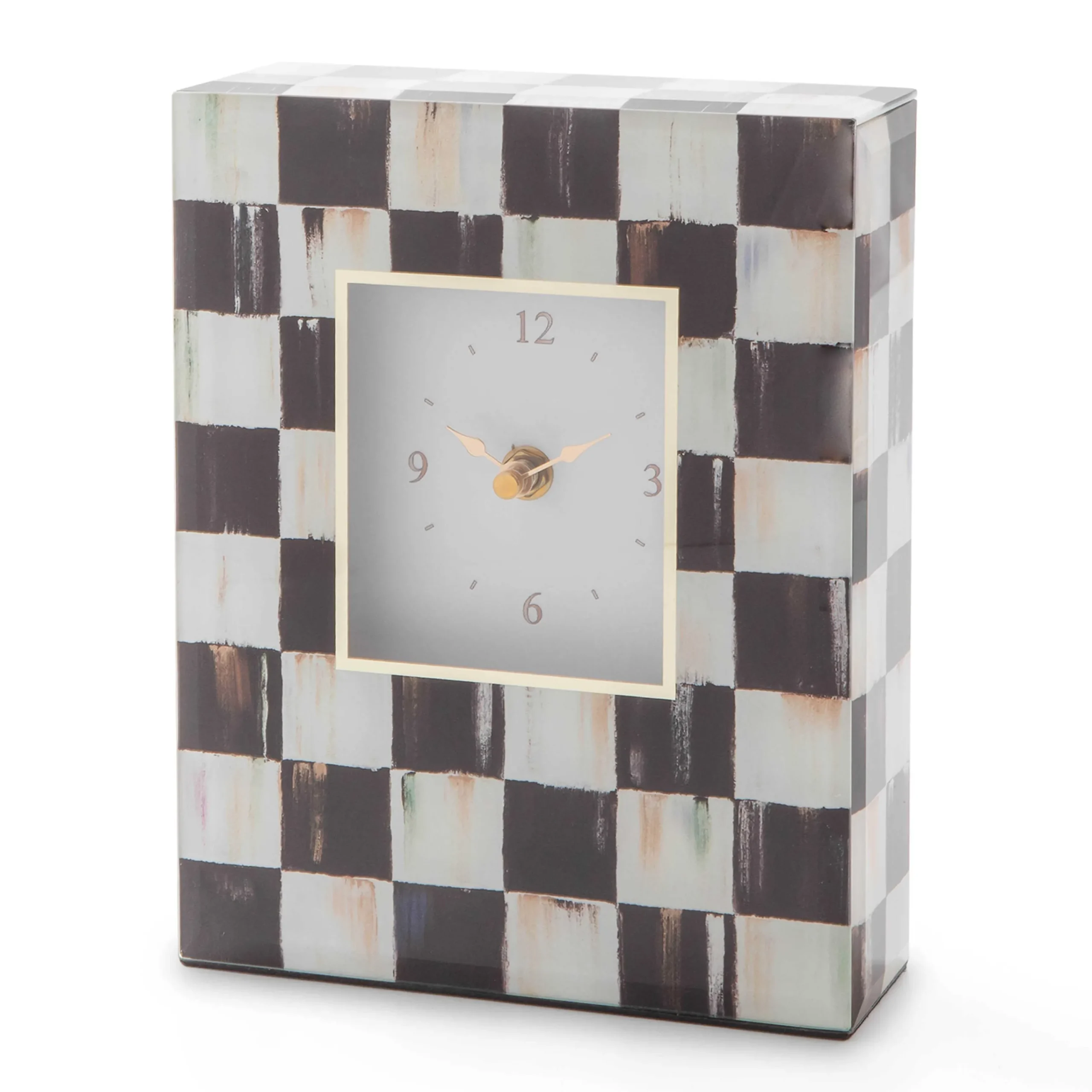 MacKenzie-Childs Courtly Check Carriage Clock| Room Accents