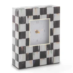 MacKenzie-Childs Courtly Check Carriage Clock| Room Accents