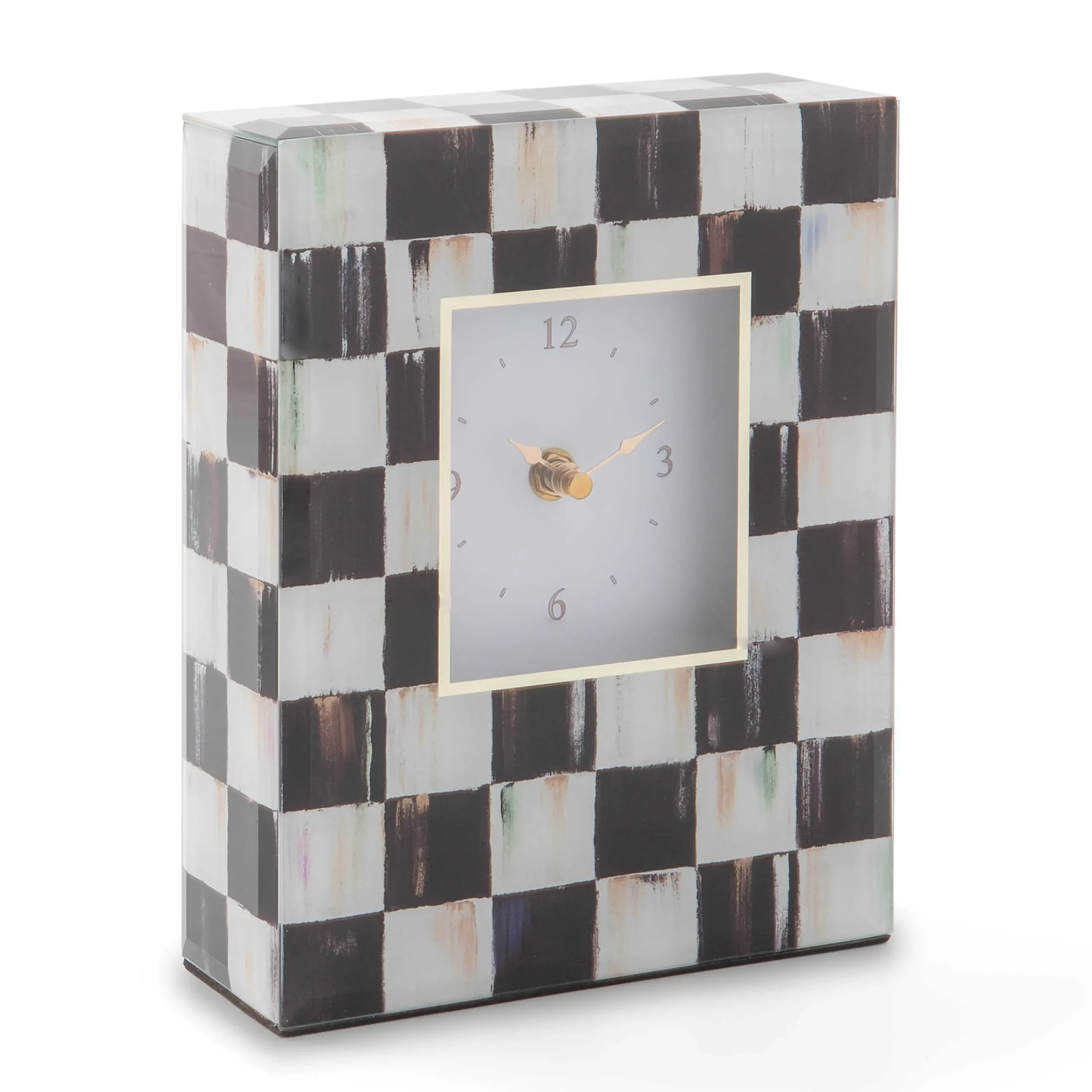 MacKenzie-Childs Courtly Check Carriage Clock| Room Accents