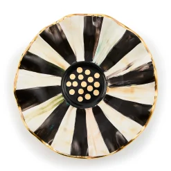 MacKenzie-Childs Courtly Check Ceramic Saucer| The Coffee Shop|Dinnerware & Flatware