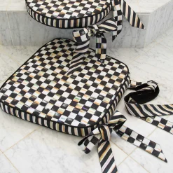 MacKenzie-Childs Courtly Check Chair Cushion| Pillows, Throws, & Cushions