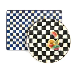 MacKenzie-Childs Courtly Check Charger/Plate| Dinnerware & Flatware