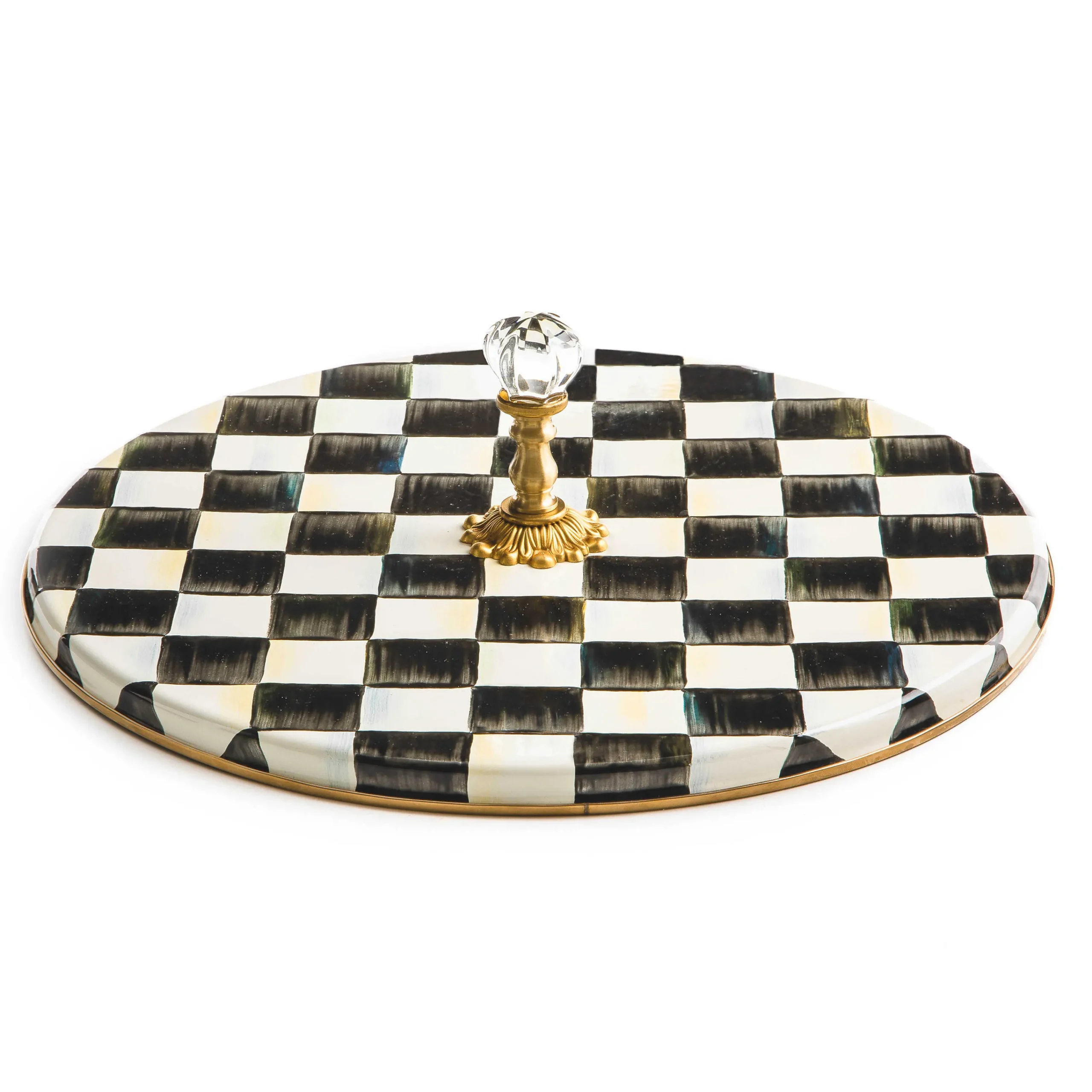 MacKenzie-Childs Courtly Check Cheese Course| Serveware