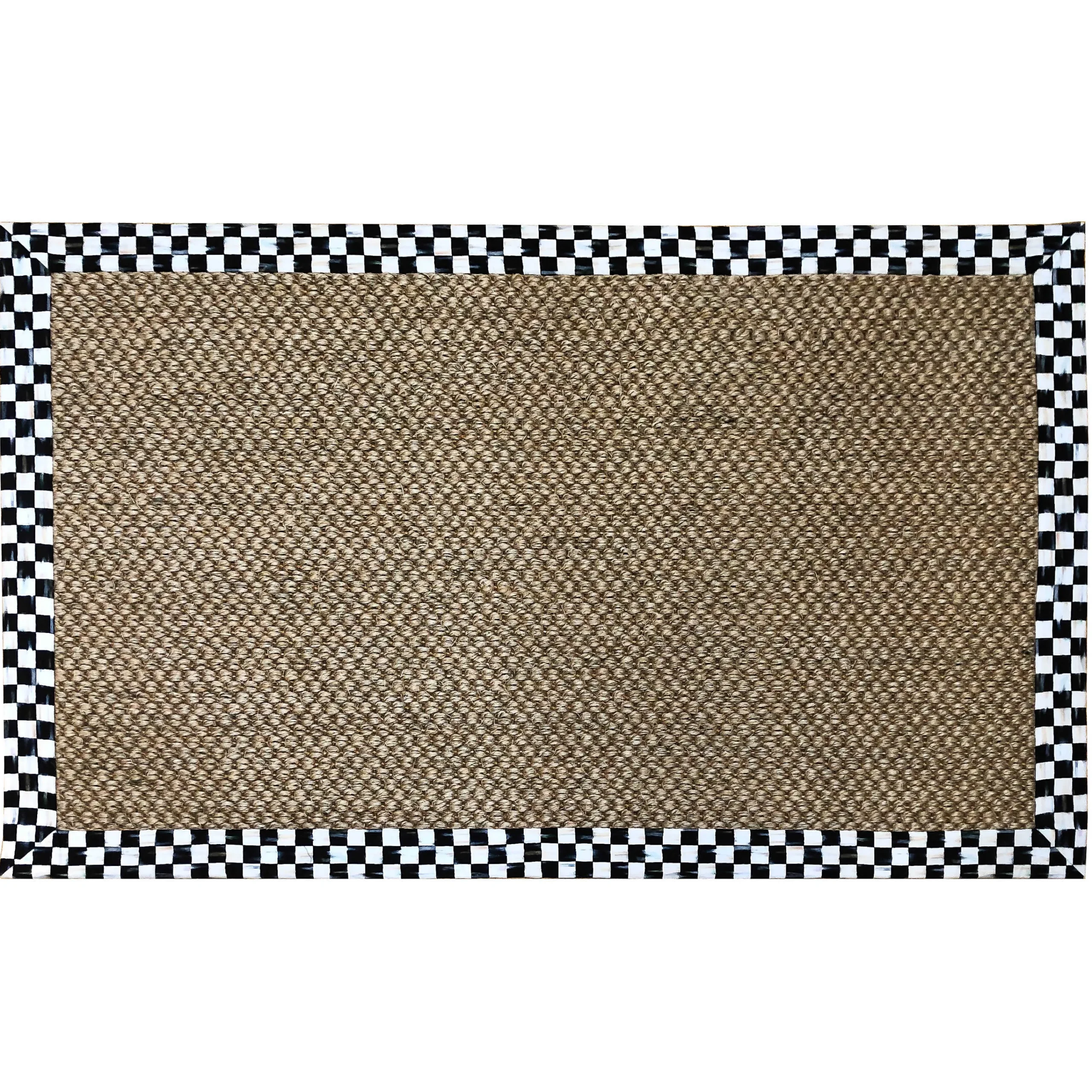 MacKenzie-Childs Courtly Check Chunky Sisal 3' x 5' Rug| Rugs