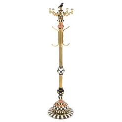 MacKenzie-Childs Courtly Check Coat Perch| Entryway Furniture|Living Room