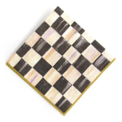MacKenzie-Childs Courtly Check Cocktail Paper Napkins| Bar Entertaining
