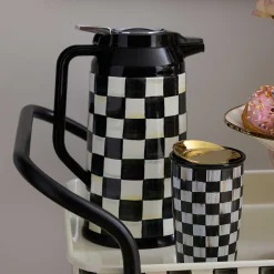 MacKenzie-Childs Courtly Check Coffee Carafe| The Coffee Shop|Fall Entertaining