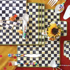 MacKenzie-Childs Courtly Check Cork Back Placemats, Set of 4| Table Accessories|Kitchen & Table Linens