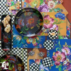 MacKenzie-Childs Courtly Check Cork Back Placemats, Set of 4| Table Accessories|Kitchen & Table Linens