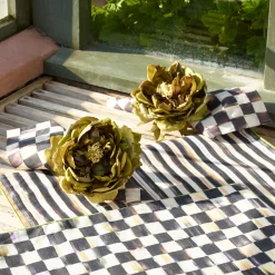 MacKenzie-Childs Courtly Check Cotton Napkin| Fall Entertaining|Kitchen & Table Linens