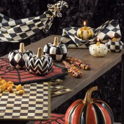 MacKenzie-Childs Courtly Check Cotton Napkin| Fall Entertaining|Kitchen & Table Linens