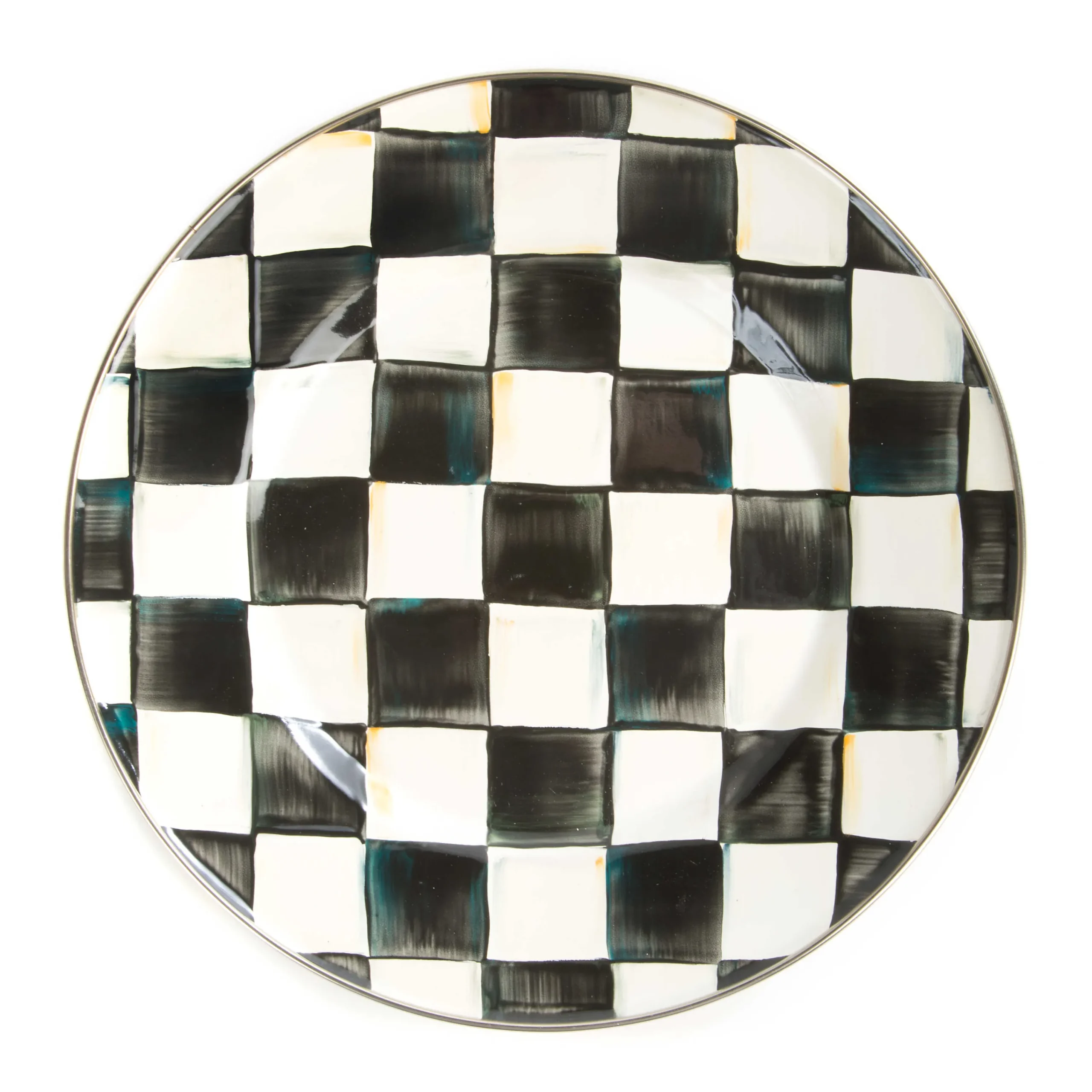MacKenzie-Childs Courtly Check Dinner Plate| Dinnerware & Flatware