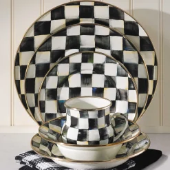 MacKenzie-Childs Courtly Check Dinner Plate| Dinnerware & Flatware