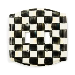 MacKenzie-Childs Courtly Check Double Toggle Switch Plate| Finishing Touches|Room Accents